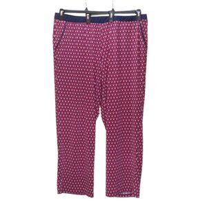 NY Collection Palazzo Wide Leg Pull On Pants, Geometric Print, Size 2X